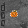 Two-Tooth Pumpkin Sticker