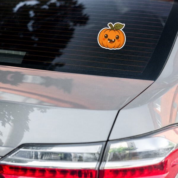 Two-Tooth Pumpkin Sticker