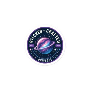 Sticker Crafted Universe Logo Sticker