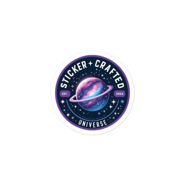 Sticker Crafted Universe Logo Sticker