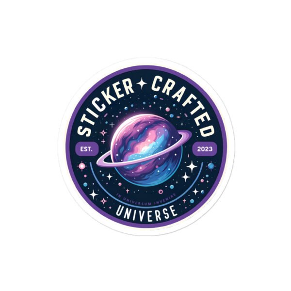 Sticker Crafted Universe Logo Sticker