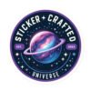 Sticker Crafted Universe Logo Sticker