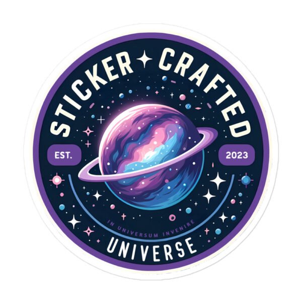 Sticker Crafted Universe Logo Sticker