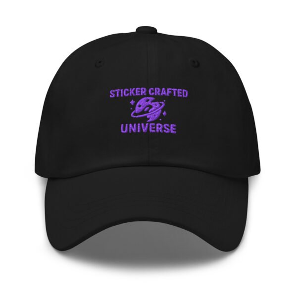 classic-dad-hat-black-front-68d62b57ea854.jpg Sticker Crafted Universe Dad hat
