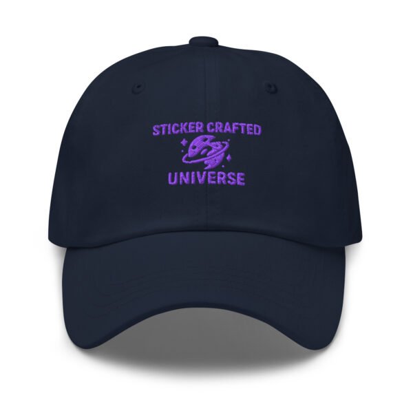 classic-dad-hat-navy-front-68d62b57e79ee.jpg Sticker Crafted Universe Dad hat